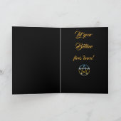 Carte de vœux pliée Beltain Ring of Fire (Intérieur)