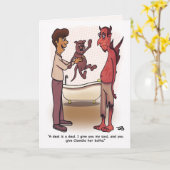 Carte de voeux pliée Clawdia (Fleur jaune)