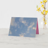 Carte de voeux pliée Cloud#9 (Fleur jaune)