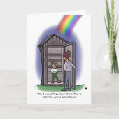 Carte de vœux pliée Coïncidence (Devant)