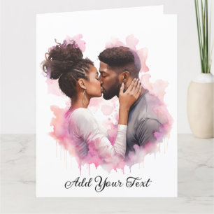 Carte de vœux pliée d'amour