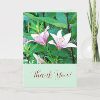 Carte de vœux pliée Daylilies