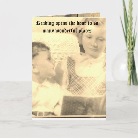 carte de voeux pliée de 5 po x 7 po (Devant)