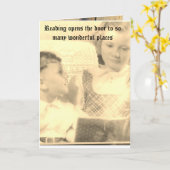 carte de voeux pliée de 5 po x 7 po (Fleur jaune)