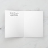 Carte de voeux pliée de 5" x 7" (Intérieur)