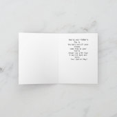 Carte de voeux pliée de Fête des pères (Intérieur)