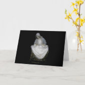 CARTE DE VOEUX PLIÉE DE LA NATIVITÉ (Fleur jaune)