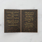 Carte de vœux pliée de la Nativité de Noël (Intérieur)