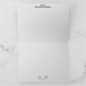 Carte de vœux pliée de l'Assyrie antique (Intérieur)