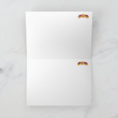 Carte de voeux pliée de ma patrie (Intérieur)