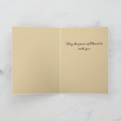 Carte de voeux pliée de Marie (Intérieur)