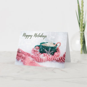 Carte de voeux pliée de Noël