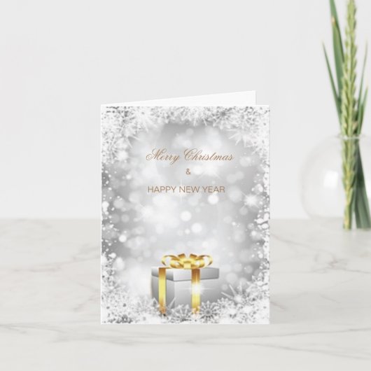 Carte de vœux pliée de Noël (Devant)