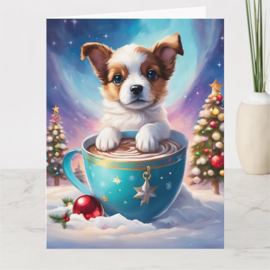 Carte de vœux pliée de Noël (Devant)