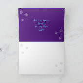 Carte de vœux pliée de Noël à Griffintown (Intérieur)