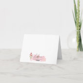 Carte de vœux pliée de Pâques (Dos)