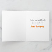carte de vœux pliée de Thanksgiving (Intérieur)