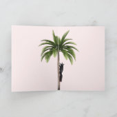 Carte de voeux pliée d'écureuil noir (Intérieur)