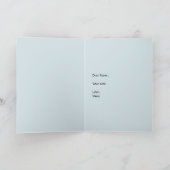 Carte de voeux pliée Divorce Island (Intérieur)