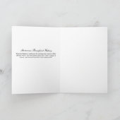 Carte de vœux pliée drôle de Casanova Schnauzer (Intérieur)