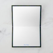 Carte de vœux pliée du château de Culzean du clan (Intérieur)