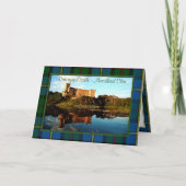 Carte de vœux pliée du Château du Clan MacLeod de (Devant)