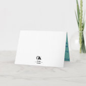 Carte de voeux pliée du militaire (Dos)