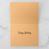 Carte de voeux pliée d'un chaton et d'un ami (Intérieur)