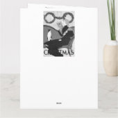 Carte de vœux pliée Edward Penfield (Dos)