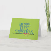 Carte de vœux pliée Elf Shenanigans Noël (Devant)