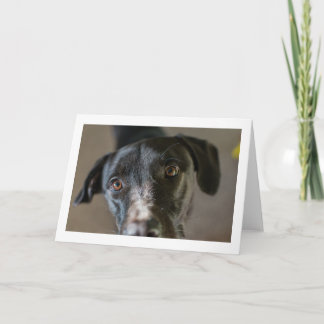 Carte de voeux pliée en blanc "Best Friend"