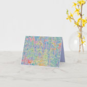 Carte de voeux pliée Forest Reverie (Fleur jaune)