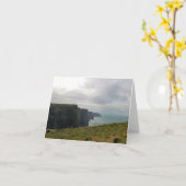 Carte de voeux pliée - Galway, Irlande (Fleur jaune)