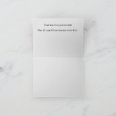 Carte de voeux pliée : Graduation (Intérieur)