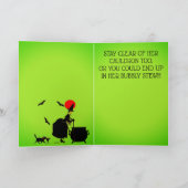 Carte de voeux pliée Halloween (Intérieur)