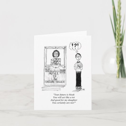 Carte de vœux pliée (intérieur vide) (Devant)