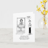 Carte de vœux pliée (intérieur vierge) (Fleur jaune)