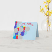 Carte de voeux pliée : Invitations de fêtes (Fleur jaune)