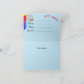 Carte de voeux pliée : Invitations de fêtes (Intérieur)