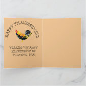 Carte de voeux pliée : Jour férié (Intérieur)