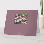 CARTE DE VOEUX PLIÉE « JOYEUX 90e ANNIVERSAIRE » D (Dos)