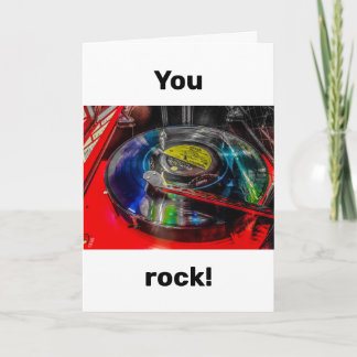 Carte de voeux pliée - Joyeux anniversaire