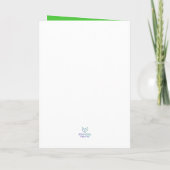Carte de vœux pliée Love Burn (Dos)