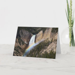 Carte de voeux pliée Lower Falls