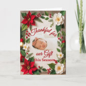 Carte de vœux pliée 'Magie de l'enfance' (Devant)