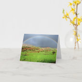 Carte de voeux pliée - Maroc (Fleur jaune)