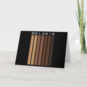 Carte de voeux pliée Melanin Shades