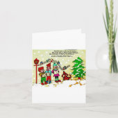 Carte de voeux pliée - Noël (Devant)