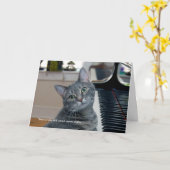 Carte de voeux pliée Nora Quote 7"x5" (Fleur jaune)