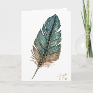 Carte de vœux pliée Oiseaux de même plumage